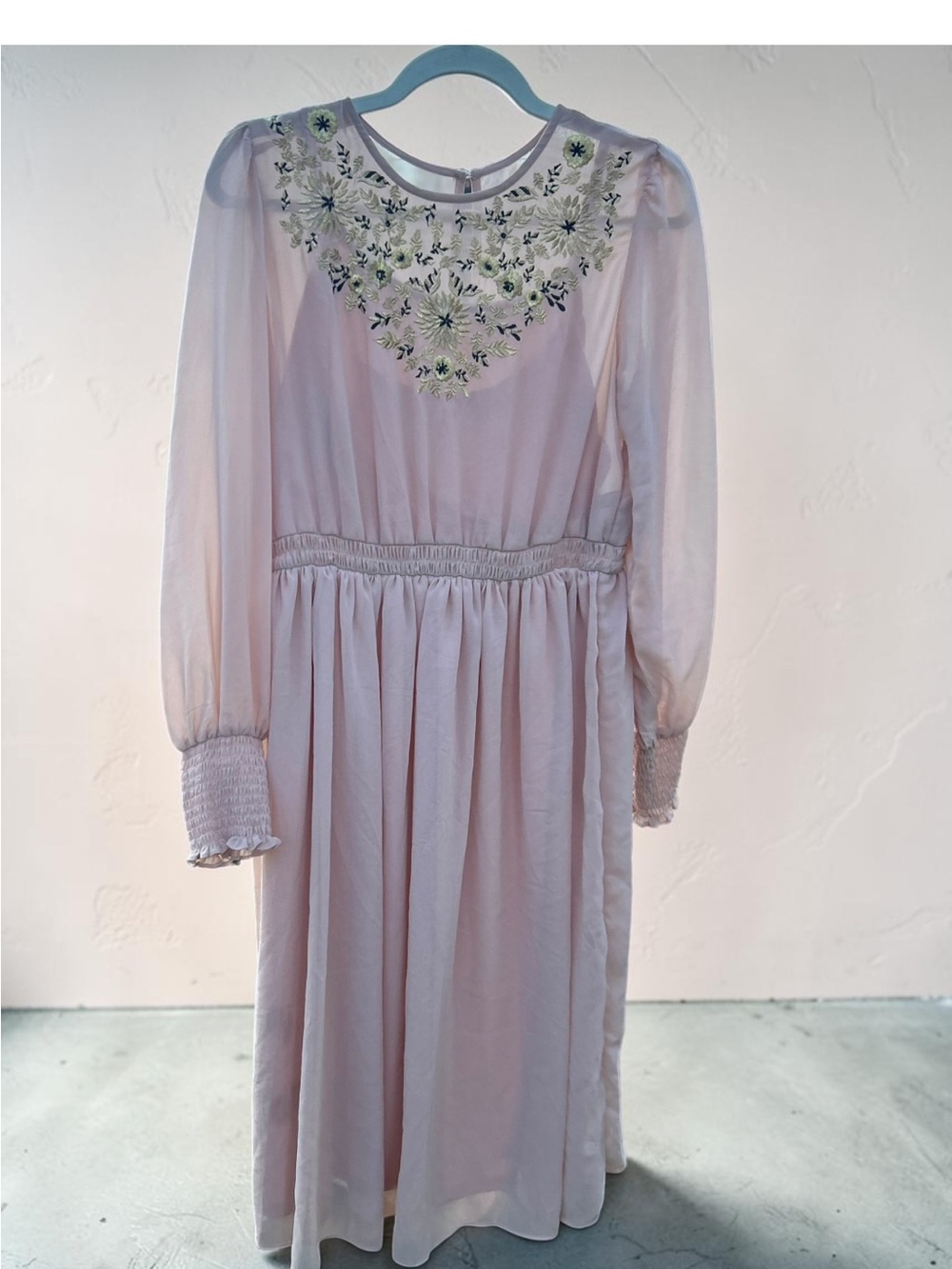 Rich Romantic Hill House Long Sleeve Midi